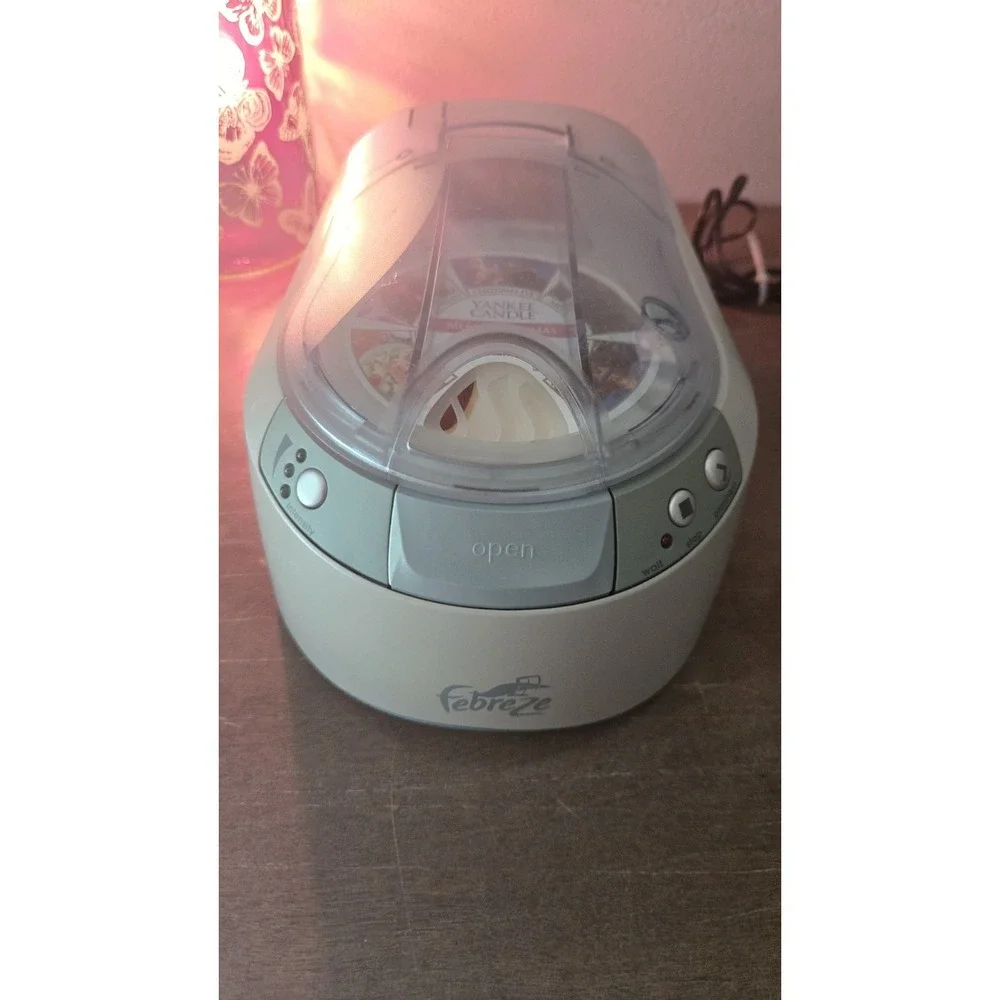 Vintage Febreze Yankee Candle Scent Stories Disc Player Diffuser Working